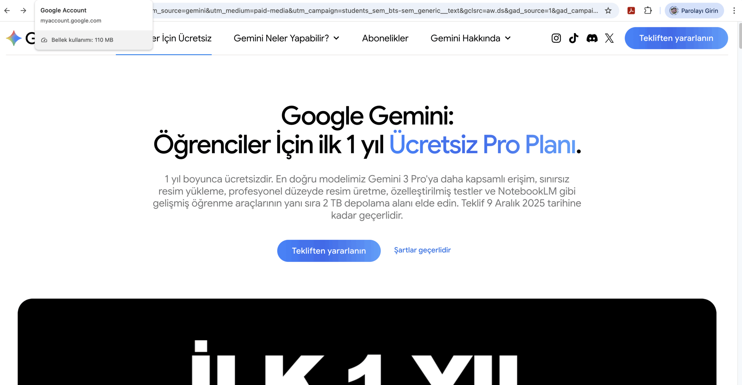 Ekran Görüntüsü 1: Join GitHub Education
